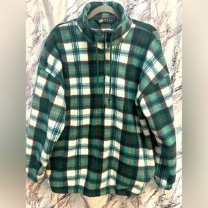 A/M Sports 90s Vintage 1/4 zip full design soft comfy Fleece Pullover Gorpecore